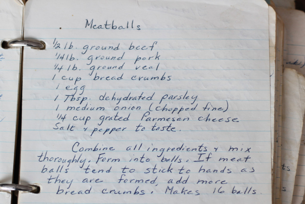 Homemade Meatballs Recipe