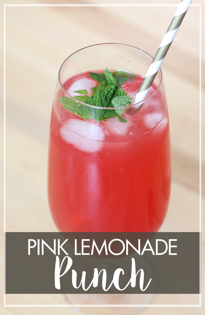 Pink Lemonade Punch - Marguerites Cookbook