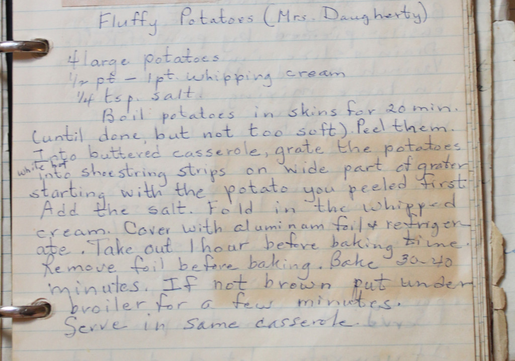 fluffy potatoes recipe