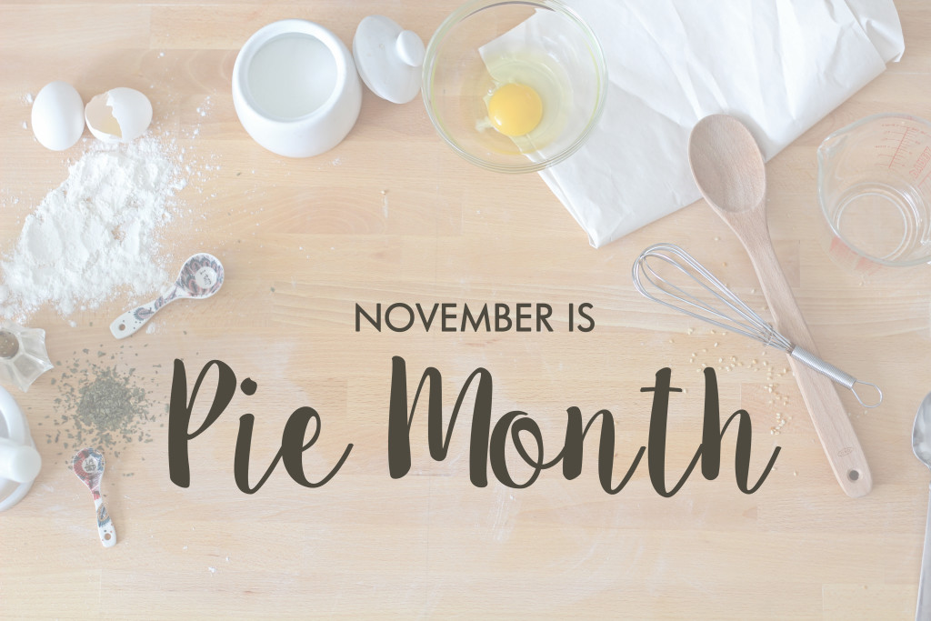 pie month header