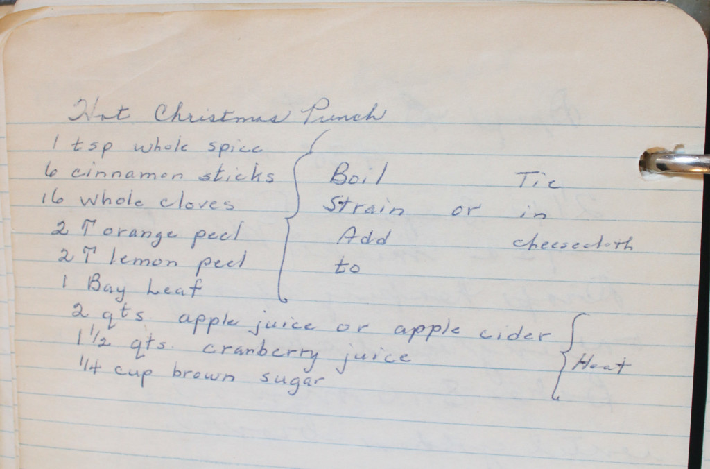 hot christmas punch recipe