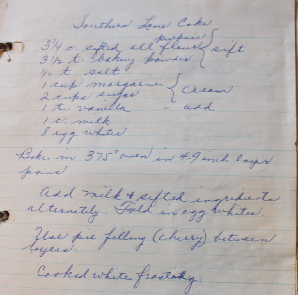 Southern Lane Cake Recipe