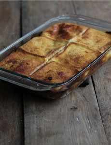 Ham and Cheese Strata